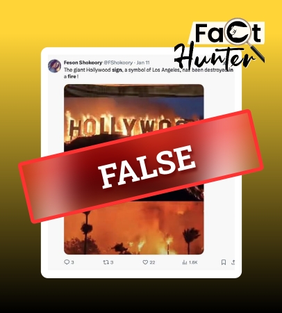 Fact check: Hollywood sign not affected by Los Angeles wildfires