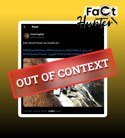 Fact Check: Old image of U.S. jet crash misused as Israeli warplane shot down by Iran