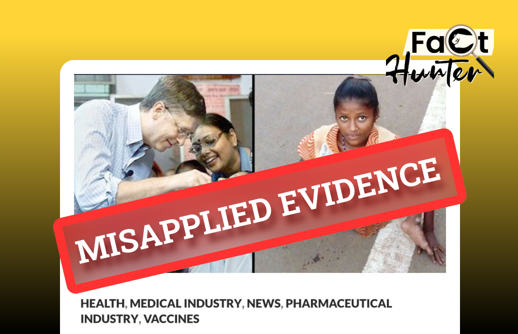 Fack check:  False claim alleges Gates Foundation-backed vaccine paralyzed children