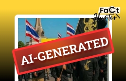 Fact check: AI-generated image used in protest against Thai PM
