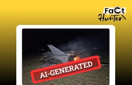Image accompanying an F-35 fighter jet of Israel was shot down by the Iranian air defenses