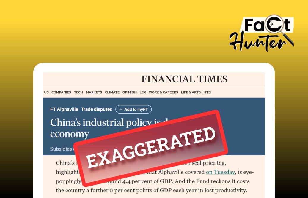 Fact check: False claim alleges China’s manufacturing industry is subsidy-driven