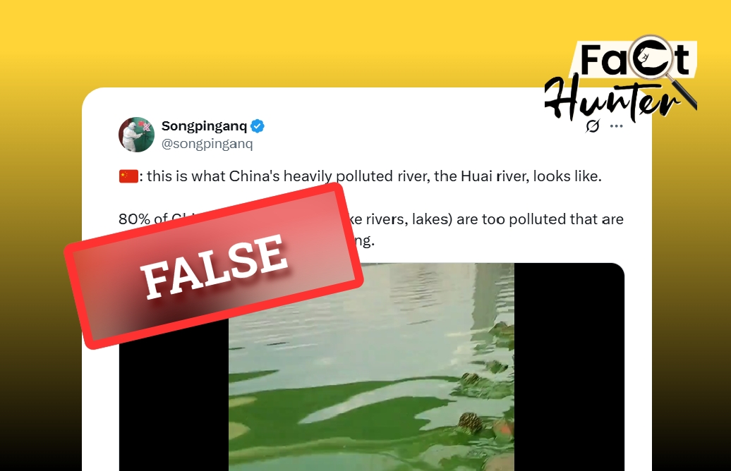 Fact-check: Videos of “green rivers” misused in allegations that  80% of China’ s water is polluted