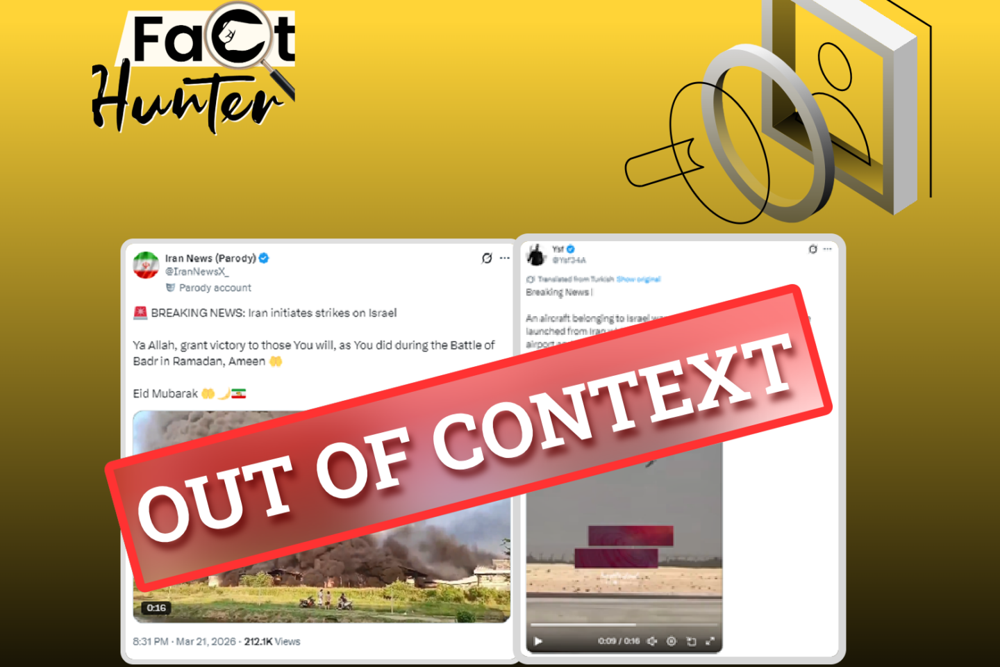 Fact Check: Cross-Regional Footage Misappropriation — How an Air Show Crash and an Industrial Fire Were Repurposed as “Iran Attacks Israel”