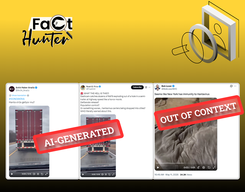 Fact Check: Claimed Hantavirus “Rat-Release” Videos Debunked — One Is AI, the Other Recycled From 2024