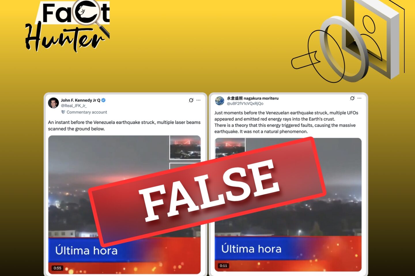 Fact Check: Video Claiming to Show Red Lasers Before Venezuela Earthquake Actually Uses Earlier Footage
