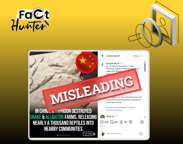 Fact Check: Snakes, Crocodiles and Floods – How Misused Videos Fueled the Guangxi Flood Narrative